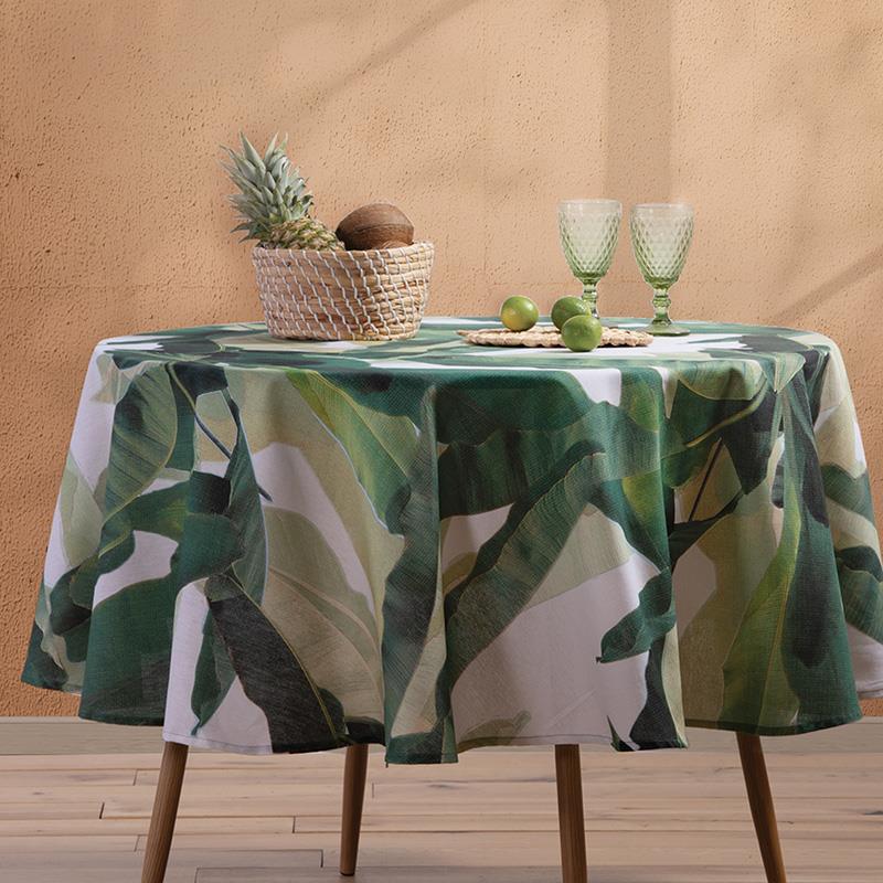 Τραπεζομάντηλο Φ180 Nef Nef Tropicana Green (Φ180)