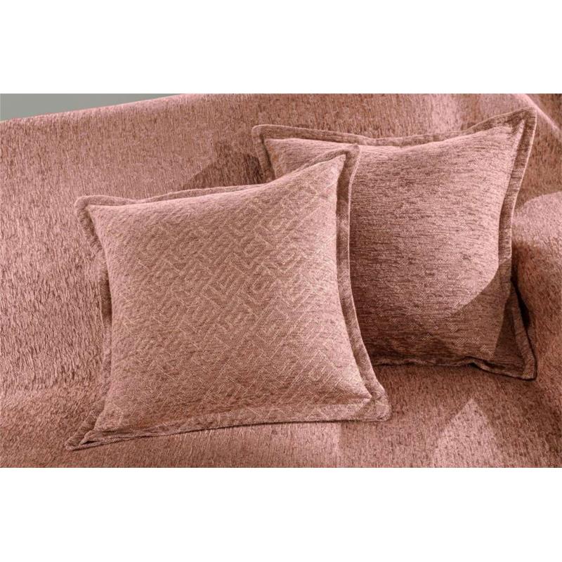 Διακοσμητική Μαξιλαροθήκη Polycotton Chenille Matis Salmon 50x50εκ. Guy Laroche (Ύφασμα: 37% Βαμβάκι-21% Polyester-42% Acrylic) - Guy Laroche - 5206480644641