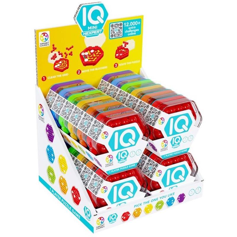 Smart Games Επιτραπέζιο IQ Hexpert-6 Σχέδια-1Τμχ (285-SG402)
