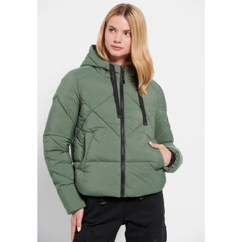 Relaxed fit puffer μπουφάν