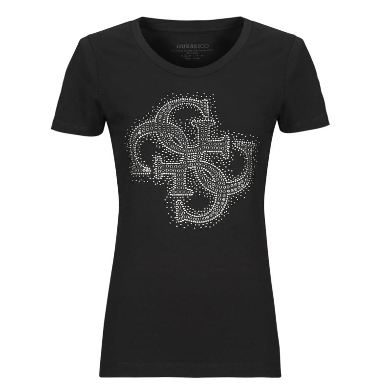 T-shirt με κοντά μανίκια Guess SS RN 4G LOGO