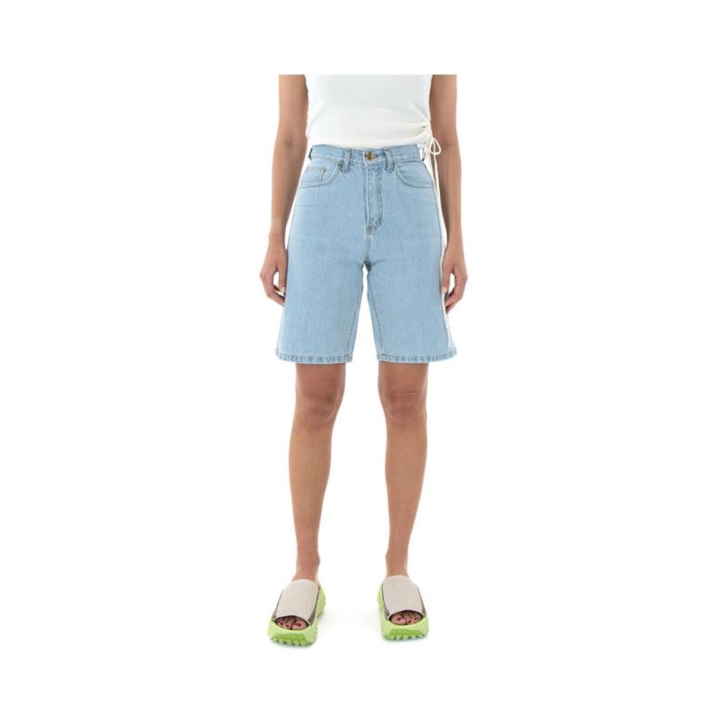 Shorts & Βερμούδες Sac N Co DANIELA DENIM HIGH WAIST BERMUDA WOMEN SAC CO