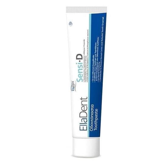 ELLADENT Sensi D Toothpaste Οδοντόκρεμα Για Τα Ευαίσθητα Δόντια 75ml