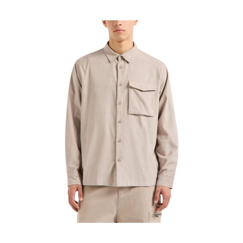 Πουκάμισο με μακριά μανίκια EAX CORDUROY LOOSE SHIRT MEN