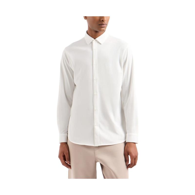 Πουκάμισο με μακριά μανίκια EAX REGULAR FIT SHIRT MEN