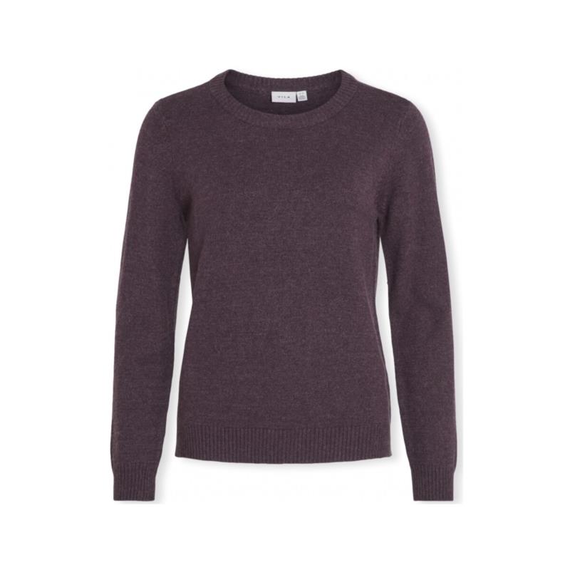 Πουλόβερ Vila Noos Ril O-Neck L/S - Plum Perfect