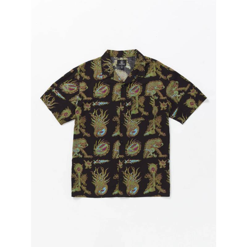Volcom - TETSUNORI SS ΠΟΥΚΑΜΙΣΟ ΑΝΔΡΙΚΟ - BLACK