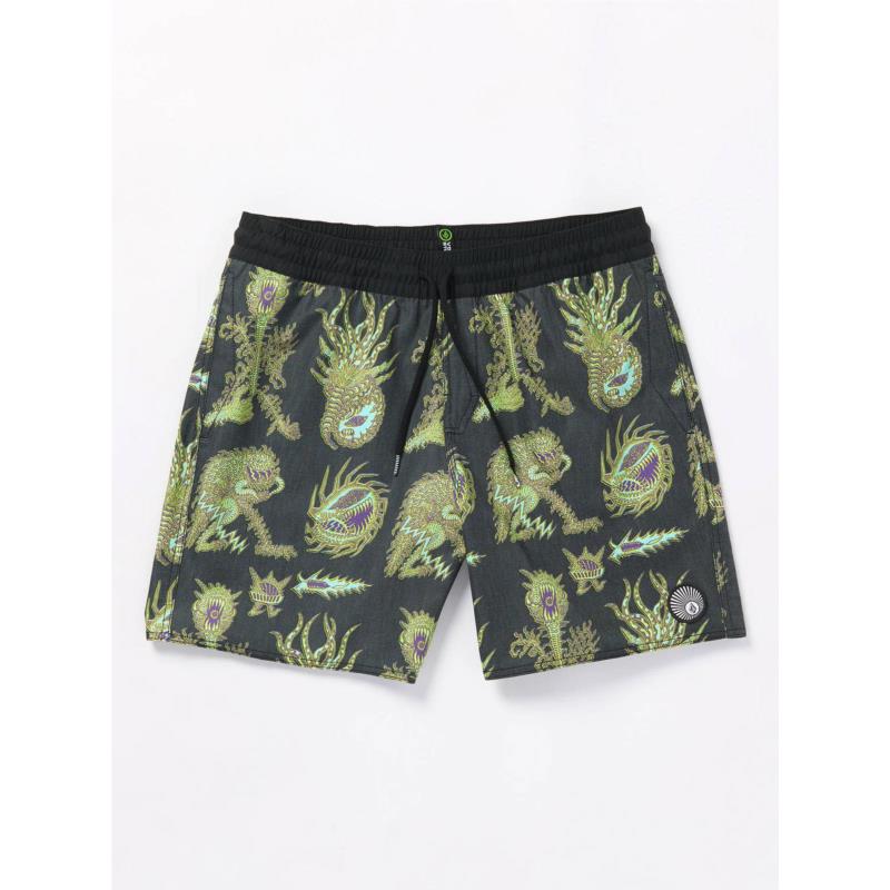 Volcom - TETSUNORI TRUNK 17 ΜΑΓΙΟ ΑΝΔΡΙΚΟ - BLACK