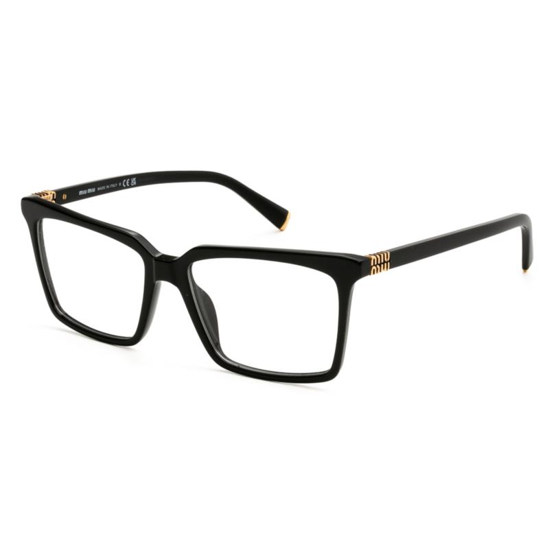 MIU MIU ΣΚΕΛΕΤΟΣ ΟΡΑΣΕΩΣ MIU MIU 08XV 16K1O1 5416 08XV Μαύρο