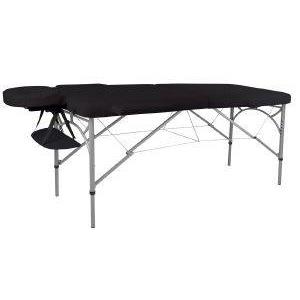 ΚΡΕΒΑΤΙ ΜΑΣΑΖ INSPORTLINE TAMATI 2-PIECE ALUMINIUM ΜΑΥΡΟ