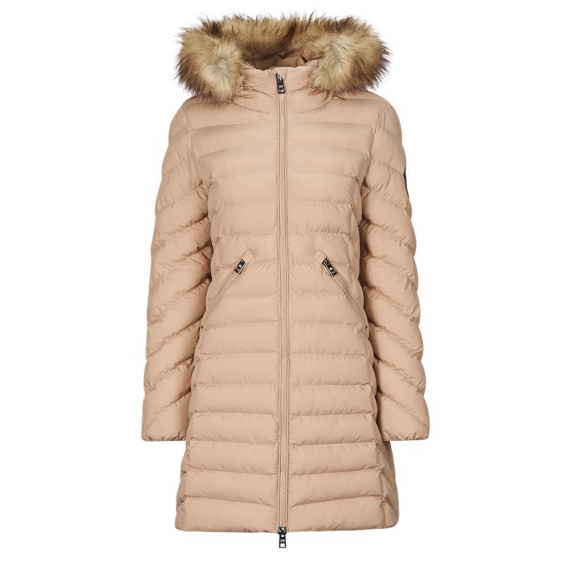 Χοντρό μπουφάν Superdry FUJI HOODED MID FAUSSE FOURRURE