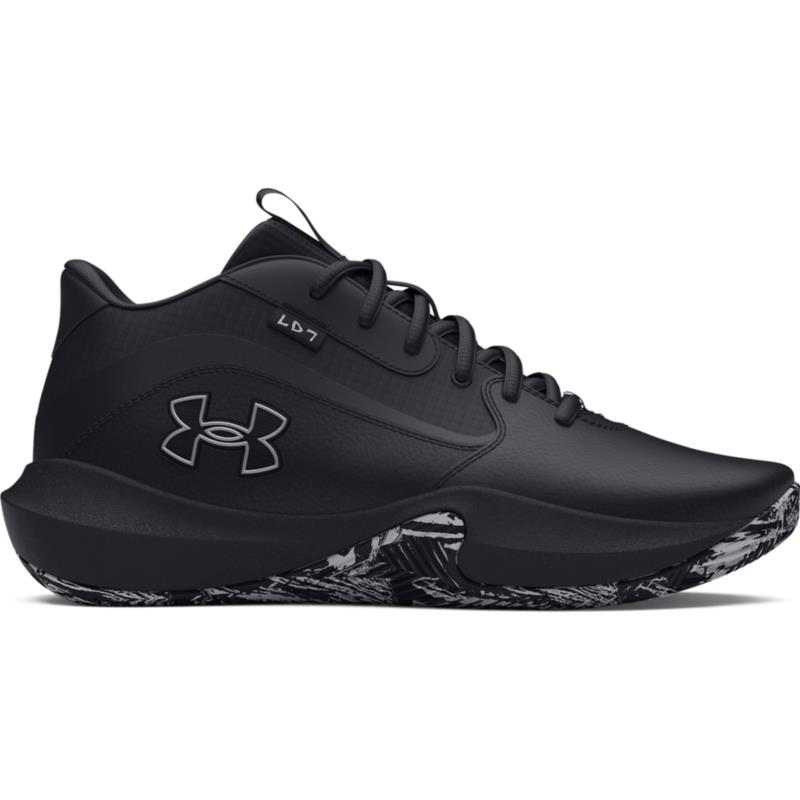 Under Armour - Unisex Παπούτσια Μπάσκετ UA Lockdown 7 - Black/Black/Metallic Silver
