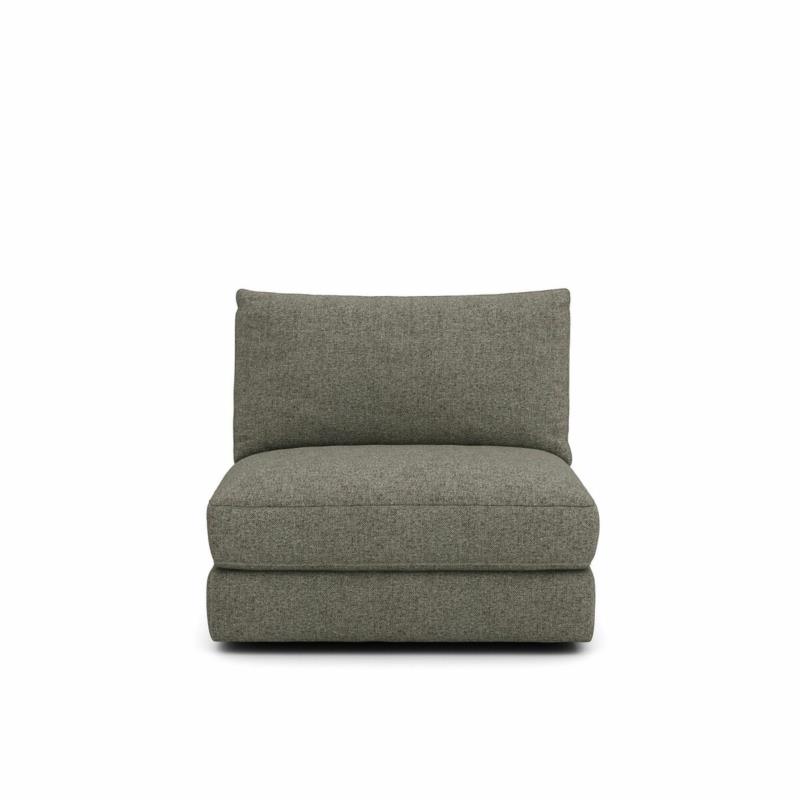 Πολυθρόνα με τουίντ ταπετσαρία Μ105xΠ96xΥ93cm