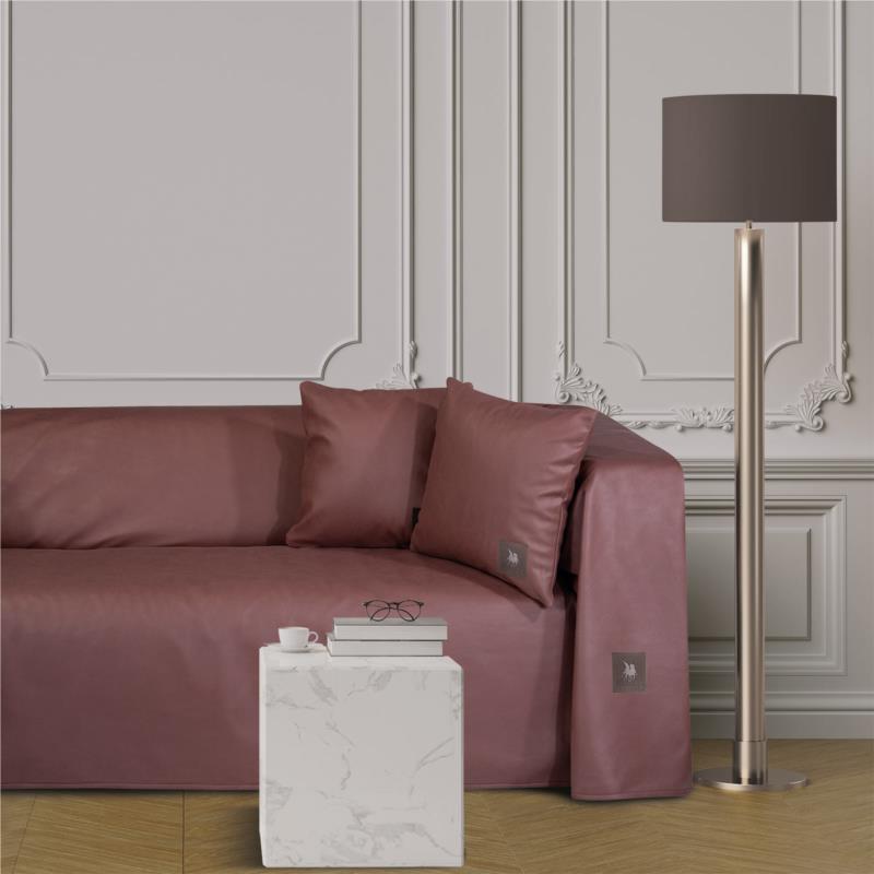 Ριχτάρι Polyester Leather Like Τριθέσιος 180x300εκ. Premium 3928 Ροδί Ανοιχτό Greenwich Polo Club (Ύφασμα: Polyester, Χρώμα: Ροδί) - Greenwich Polo Club - 206183003928