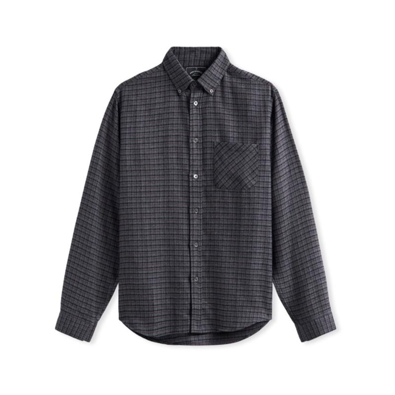 Πουκάμισο με μακριά μανίκια Portuguese Flannel Roca Shirt - Blue
