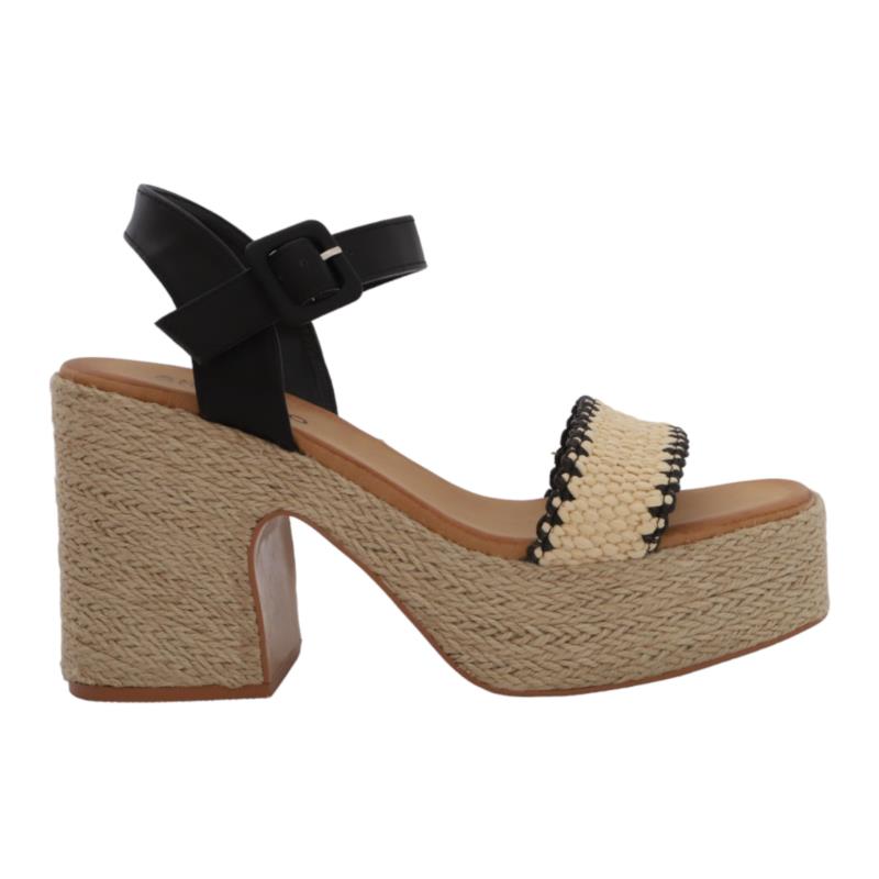 Πέδιλα Attrattivo Δίτονο Εσπαντρίγια 9Y21853-BEIGE BLACK Γυναικείο