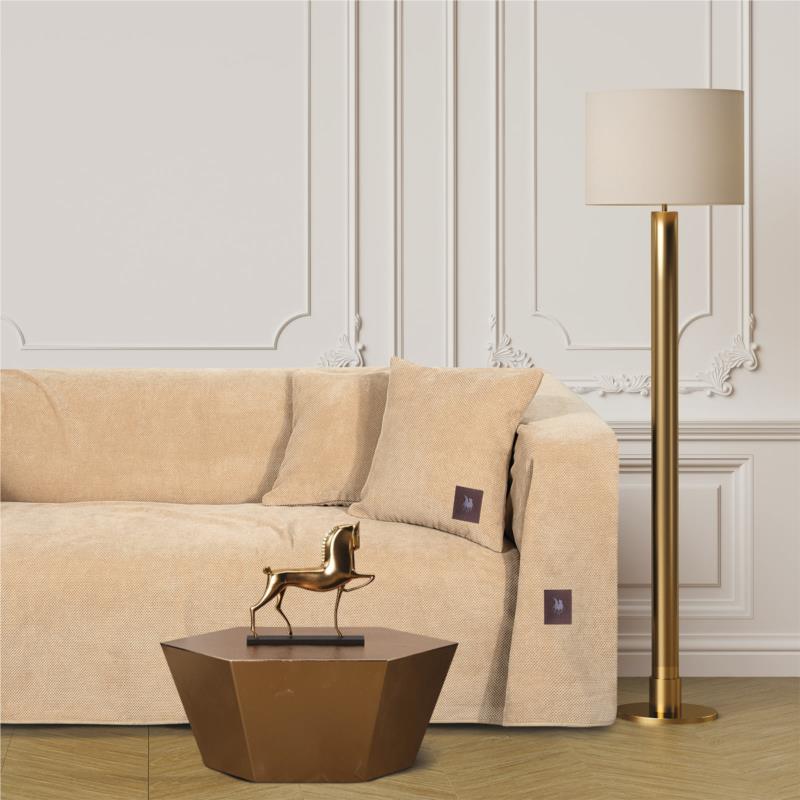 Ριχτάρι Microchenille-Polar Fleece Τριθέσιος 180x300εκ. Premium 3923 Μπεζ Greenwich Polo Club (Χρώμα: Μπεζ, Ύφασμα: Microchenille - Fleece) - Greenwich Polo Club - 206183003923