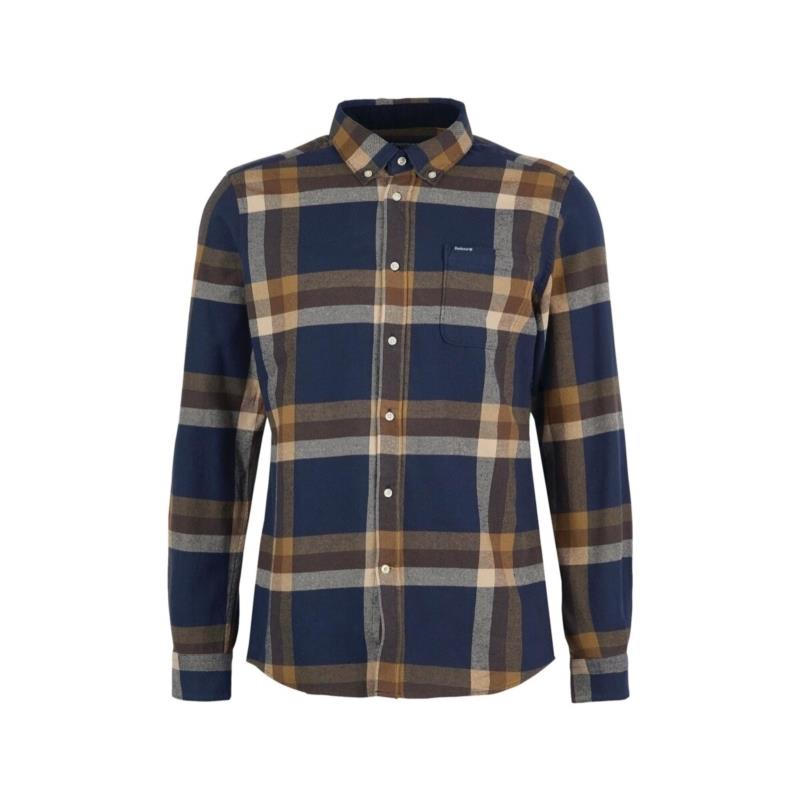 Πουκάμισο με μακριά μανίκια Barbour Shirt Folley Tailored - Navy