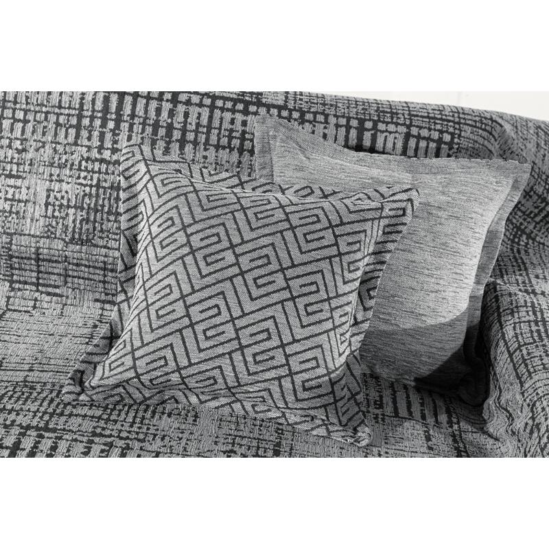Guy Laroche Διακοσμητικό Μαξιλάρι Me-Sy Silver 50x50cm (Χωρίς Γέμιση)