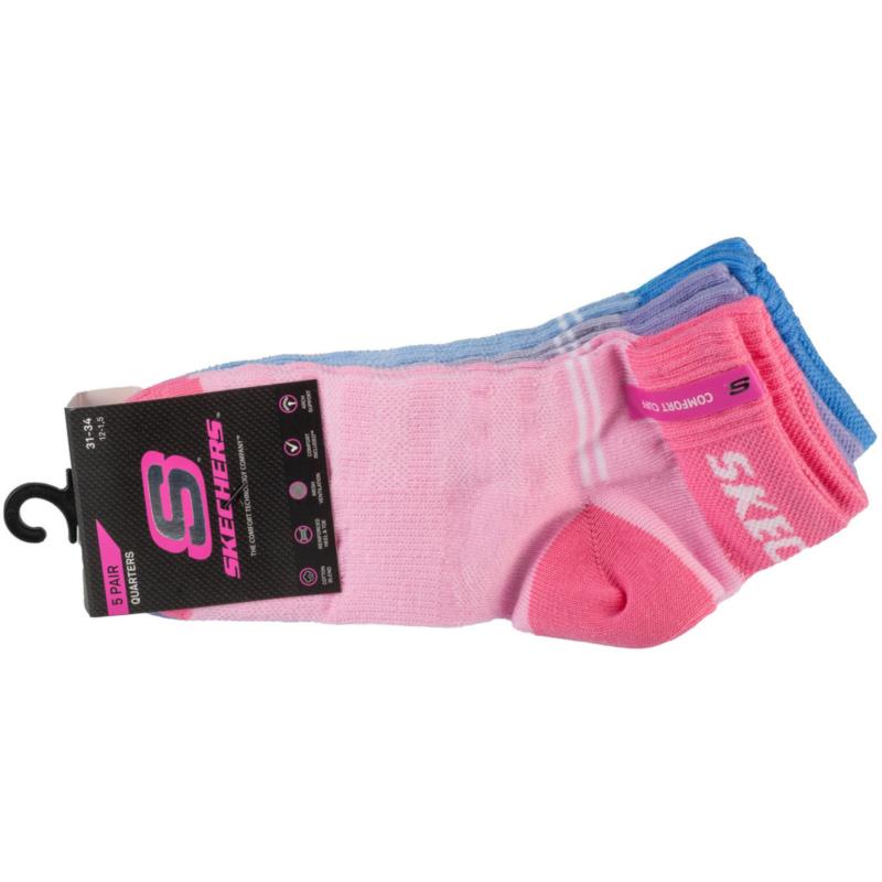 Αθλητικές κάλτσες Skechers Mesh Ventilation Quarter Boys and Grils 5PPK Socks