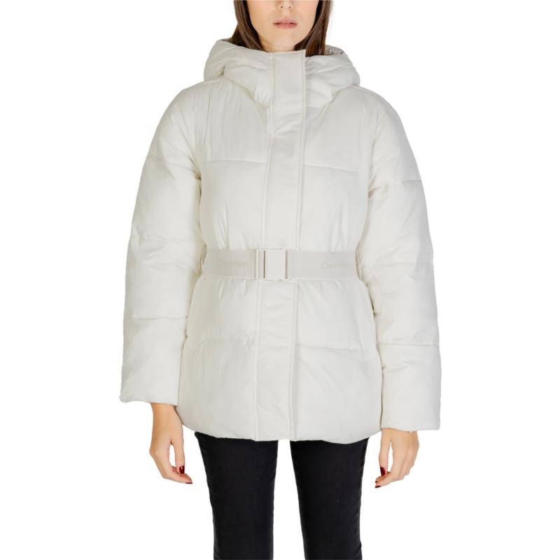 Χοντρό μπουφάν Calvin Klein Jeans LOGO BELT SHORT PUFFER J20J224107