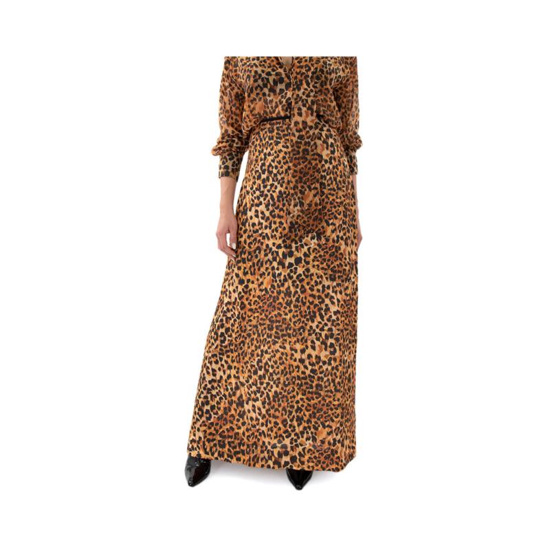 Κοντές Φούστες My T Wearables ANIMAL PRINT MAXI SKIRT WOMEN