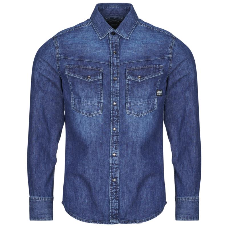Πουκάμισο με μακριά μανίκια G-Star Raw DAKOTA SLIM SHIRT L\S