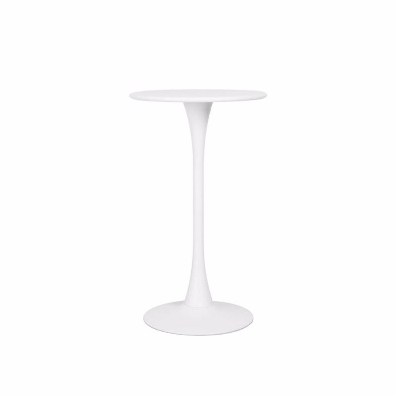Liberta LIDO Τραπέζι Bar Λευκό Φ59.5x100.5cm 26-0023