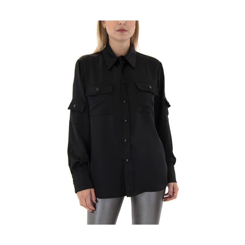 Πουκάμισα Zoya SATIN POCKET SHIRT WOMEN
