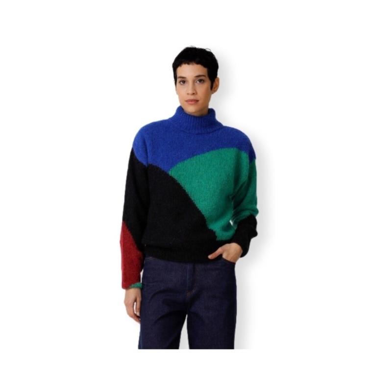 Πουλόβερ Skfk Aitza Knit - Indigo Blue