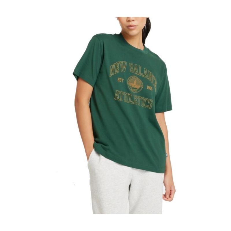 T-shirts & Polos New Balance ATHLETICS OVERSIZED CREST T