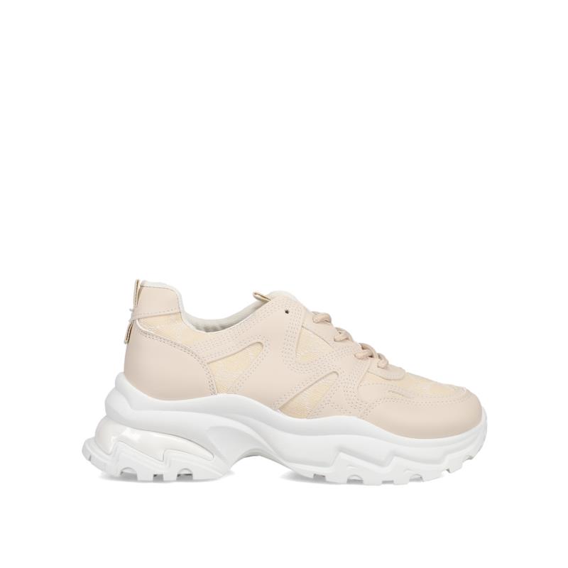 Μπεζ chunky sneaker