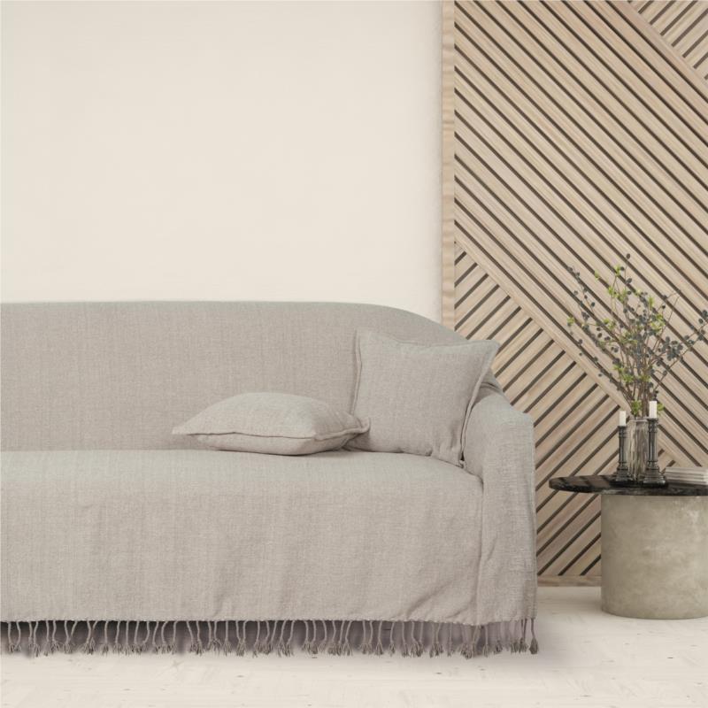 Ριχτάρι Chenille Διθέσιος 180x250εκ. Throws Line 0272 Light Grey Das Home (Ύφασμα: Chenille, Χρώμα: Γκρι) - Das Home - 420618250272