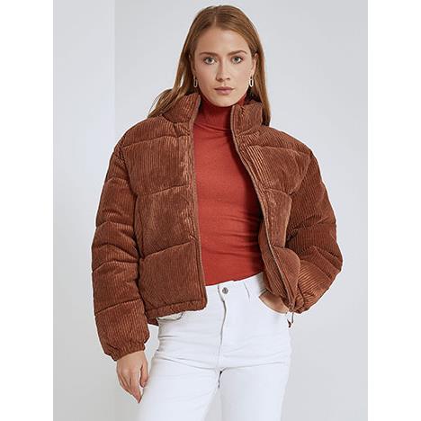 Μπουφάν puffer κοτλέ WR7982.6322+3