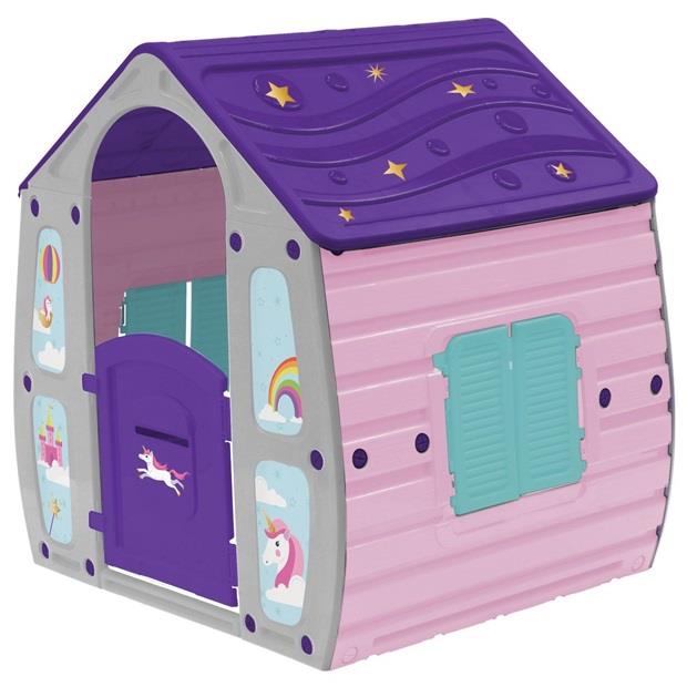 Starplast Παιδικο Σπιτακι Κηπου Unicorn Magical House Μωβ - 23561