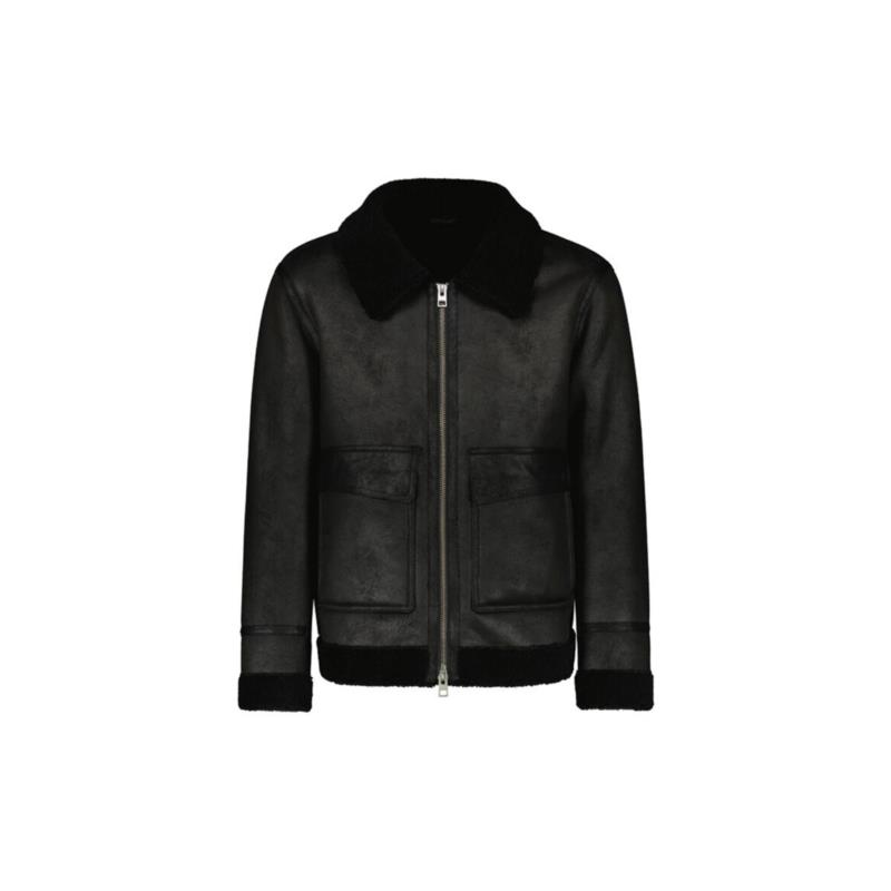 Χοντρό μπουφάν Oakwood BOLI AVIATOR LEATHER JACKET MEN