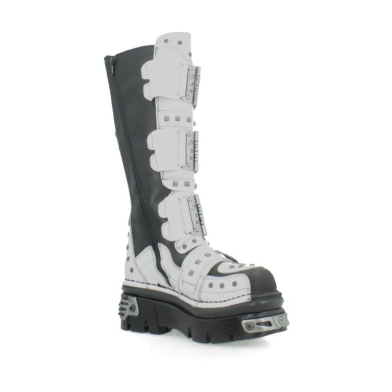 Μπότες New Rock HIGH BOOT METALLIC M800 C2 HIGH