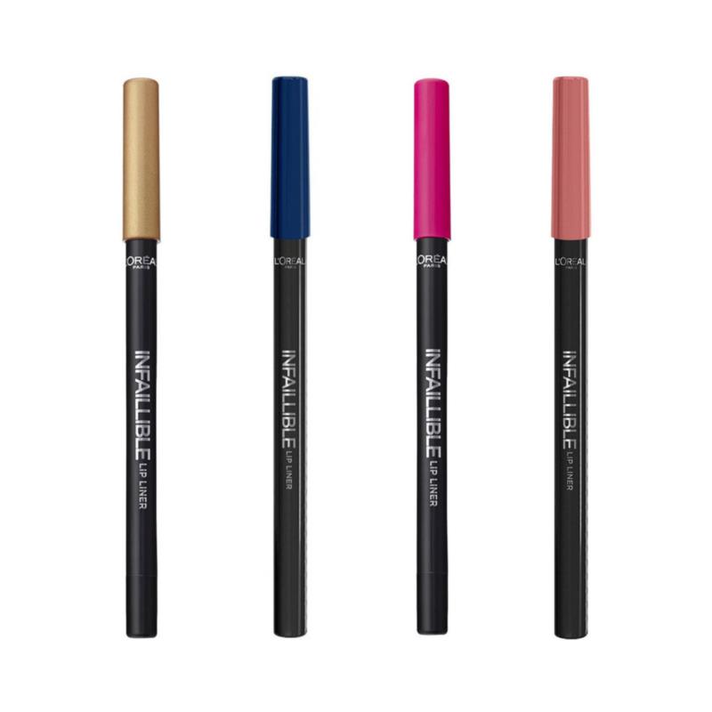 Μολύβια χειλιών L'oreal Set of 4 Infallible Lip Liner - 201/109/103/01