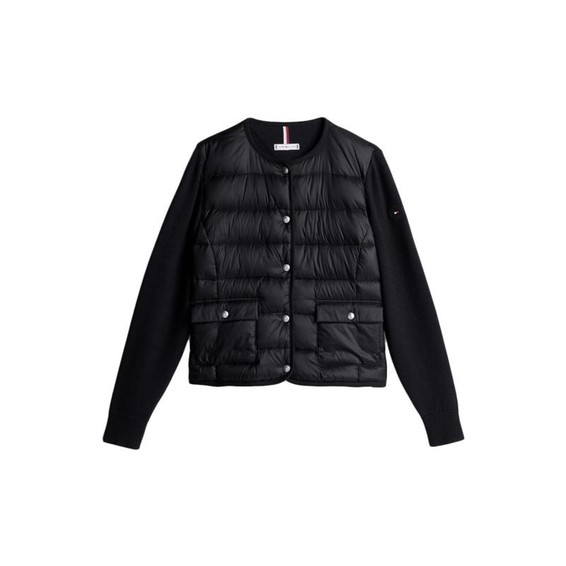Χοντρό μπουφάν Tommy Hilfiger QUILTED DOWN CONTRAST JACKET WOMEN