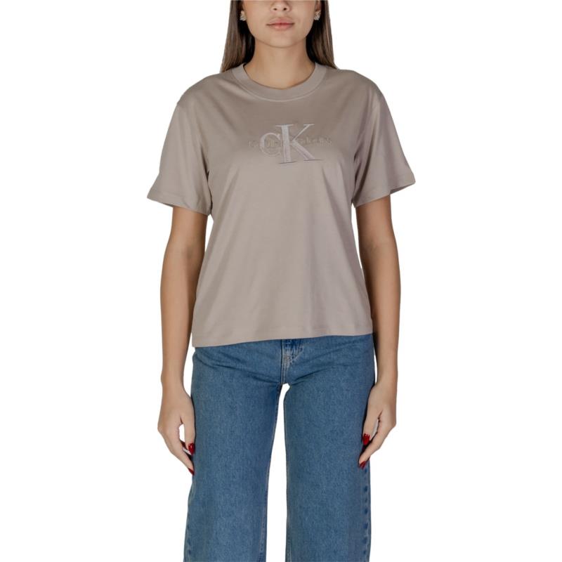 T-shirt με κοντά μανίκια Calvin Klein Jeans EMBROIDERED MONOLOGO J20J224798