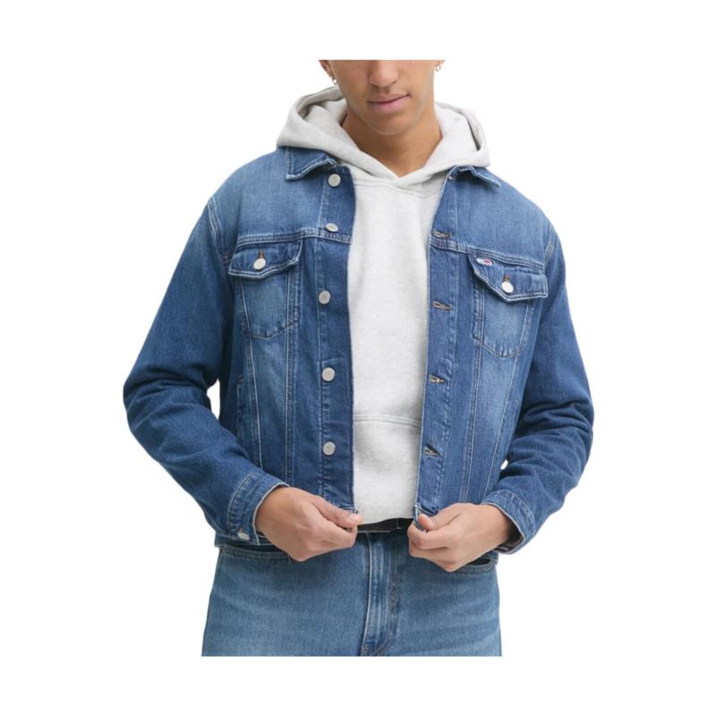 Χοντρό μπουφάν Tommy Hilfiger TOMMY JEANS RYAN DENIM REGULAR FIT JACKET MEN