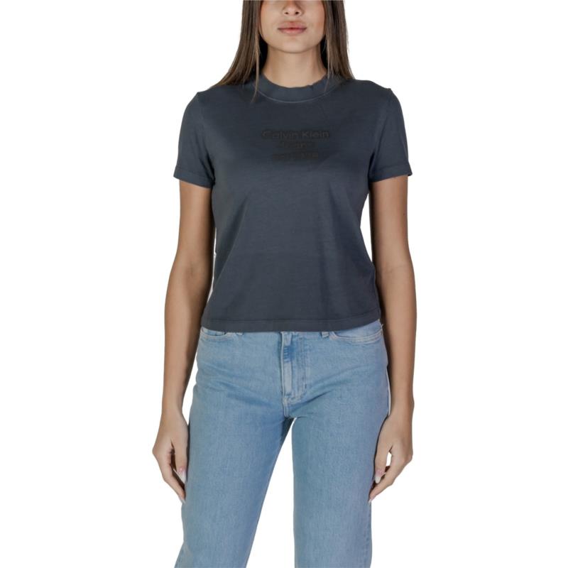 T-shirt με κοντά μανίκια Calvin Klein Jeans WASHED PUFF PRINT J20J224988