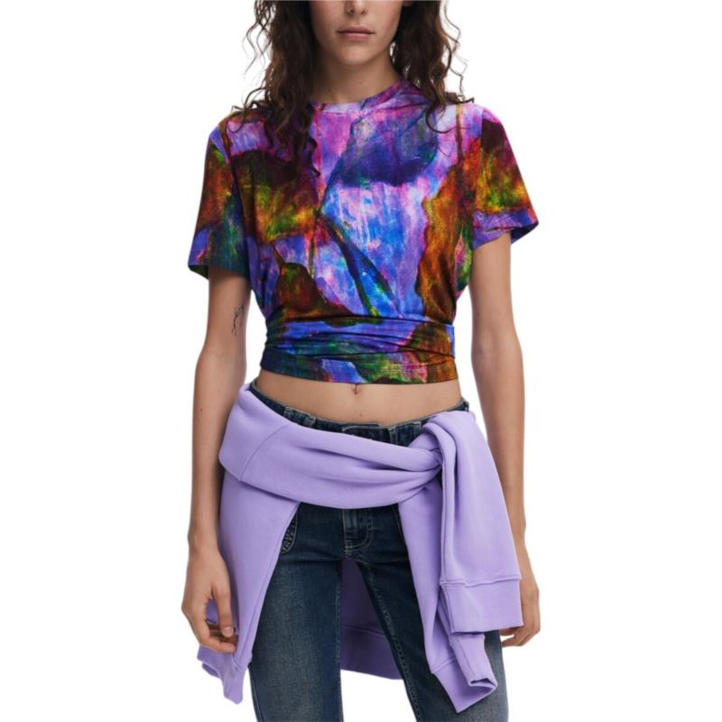 T-shirt με κοντά μανίκια Desigual TS_YELLOWSTONE 25SWTK89