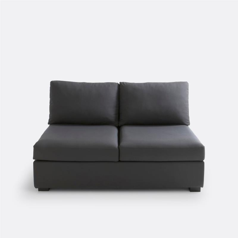 Καναπές με βαμβακερή ταπετσαρία Μ84xΠ136xΥ80cm