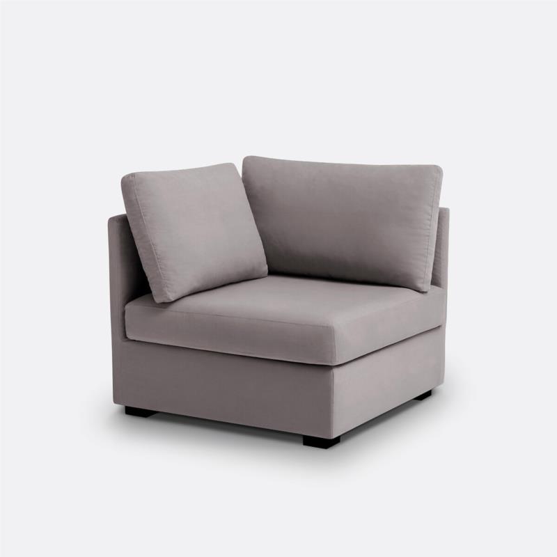 Γωνιακή πολυθρόνα Bultex από βαμβάκι Μ84xΠ84xΥ80cm