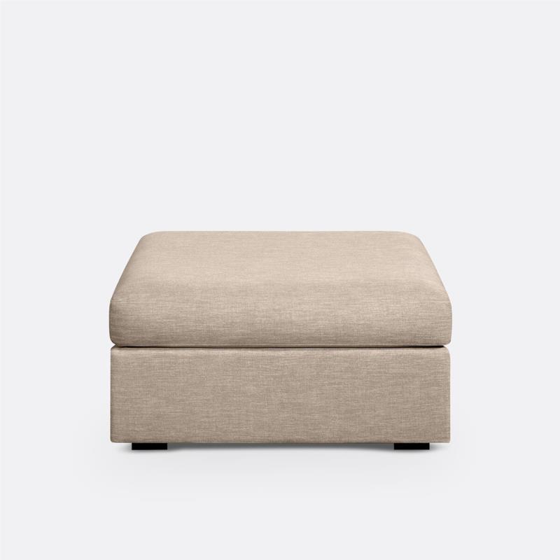 Ταμπουρέ με μελανζέ όψη και μους Bultex Μ78xΠ68xΥ43cm
