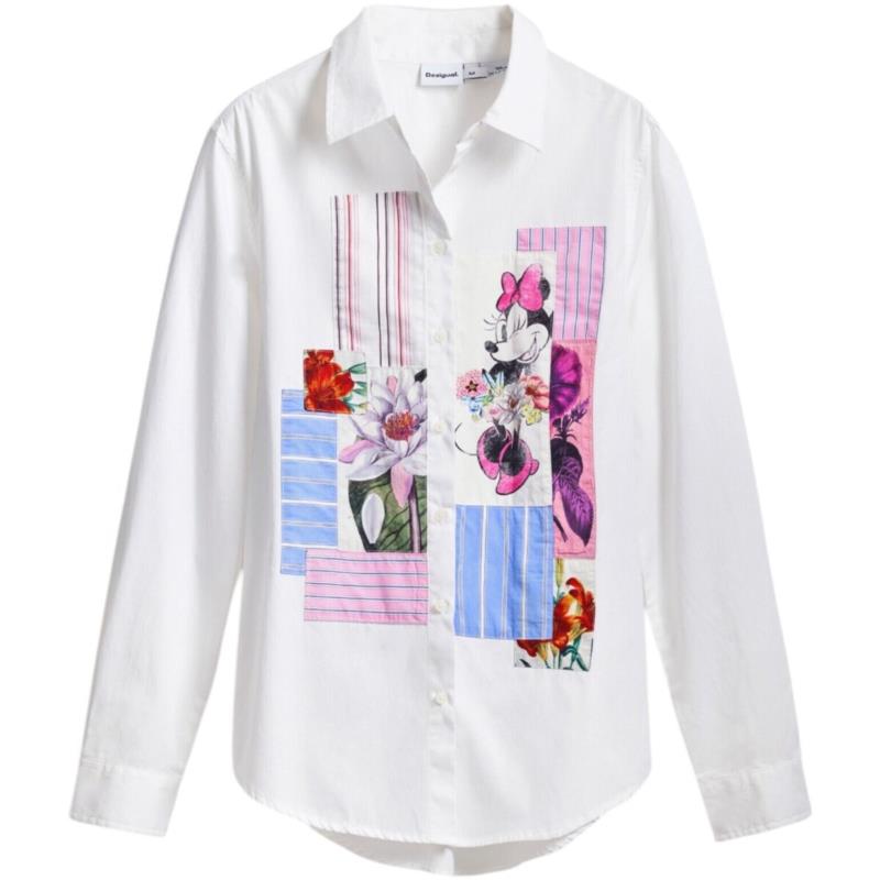 Πουκάμισα Desigual CAM_FLOWERS MINNIE 25SWCW24