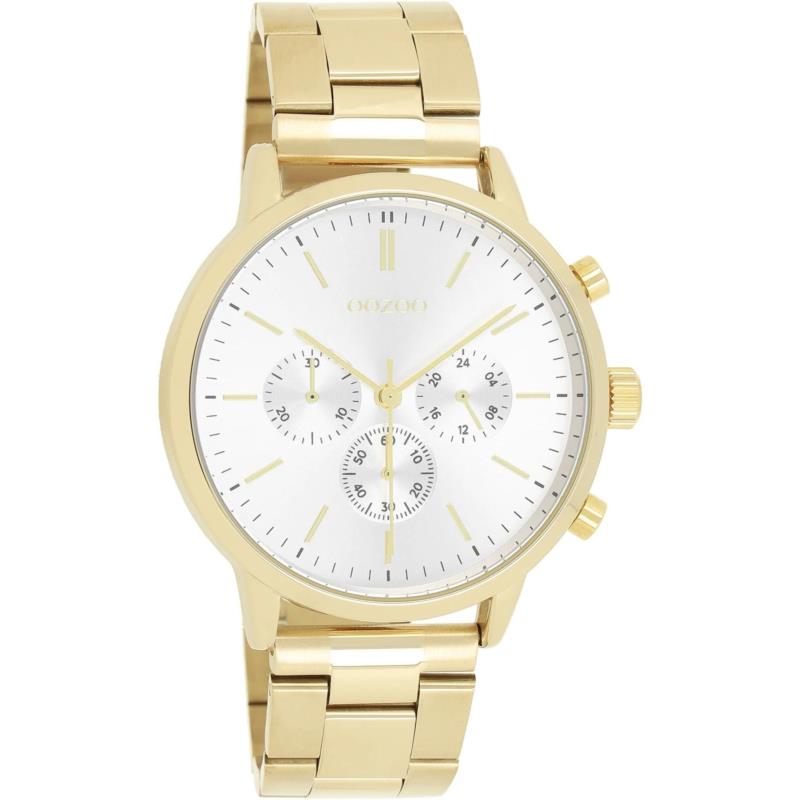 OOZOO Timepieces - C11407, Gold case with Stainless Steel Bracelet