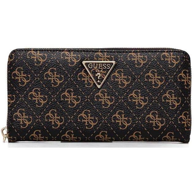 ΠΟΡΤΟΦΟΛΙ GUESS LAUREL SLG LARGE ZIP AROUND SWQE8500146 ΚΑΦΕ