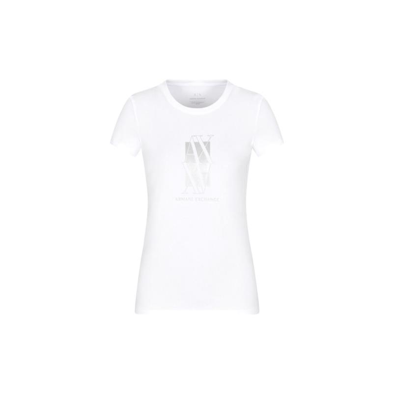 T-shirt με κοντά μανίκια EAX SLIM FIT T-SHIRT WOMEN